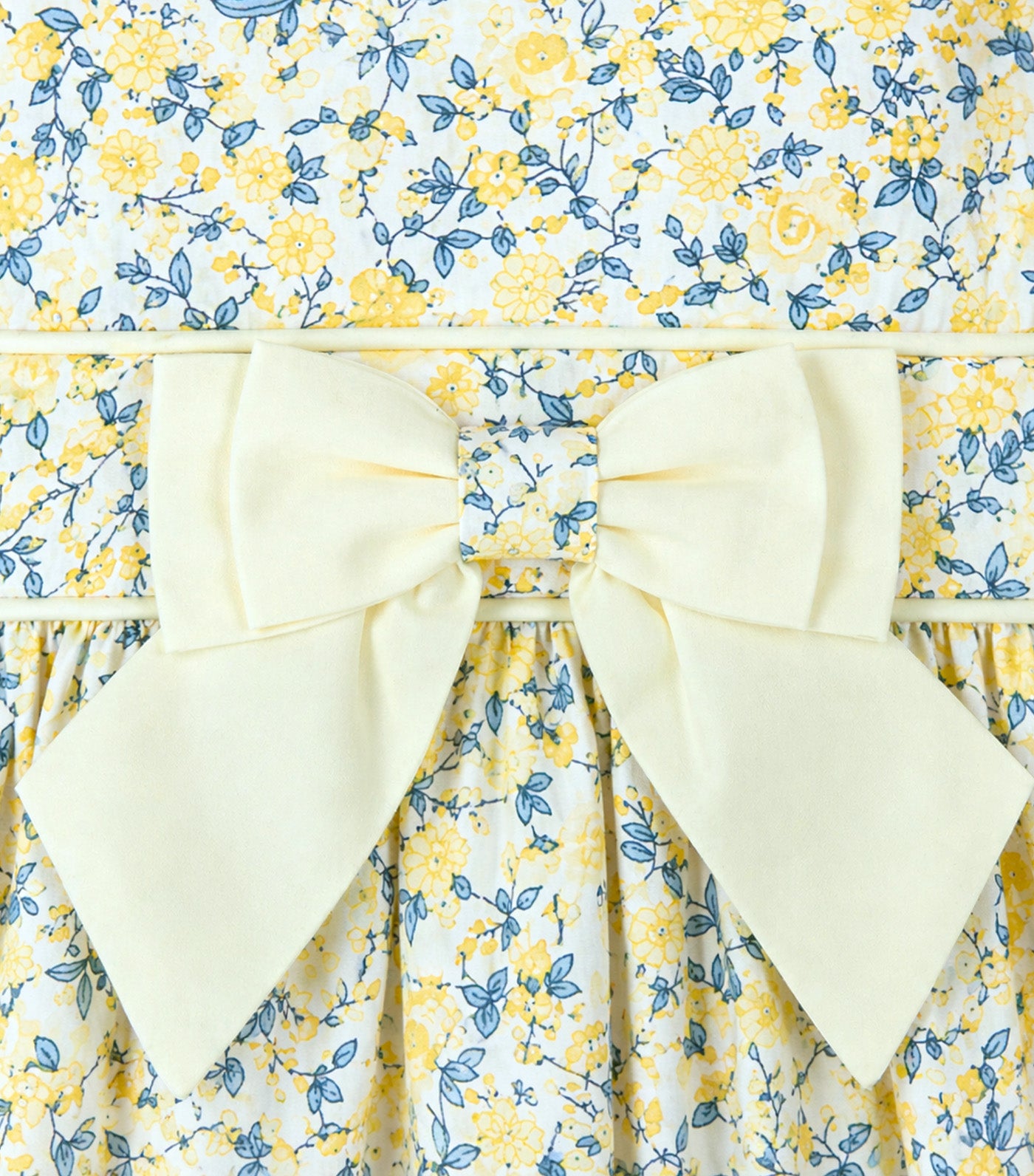 Periwinkle Amie Girls Floral Dress Light Yellow