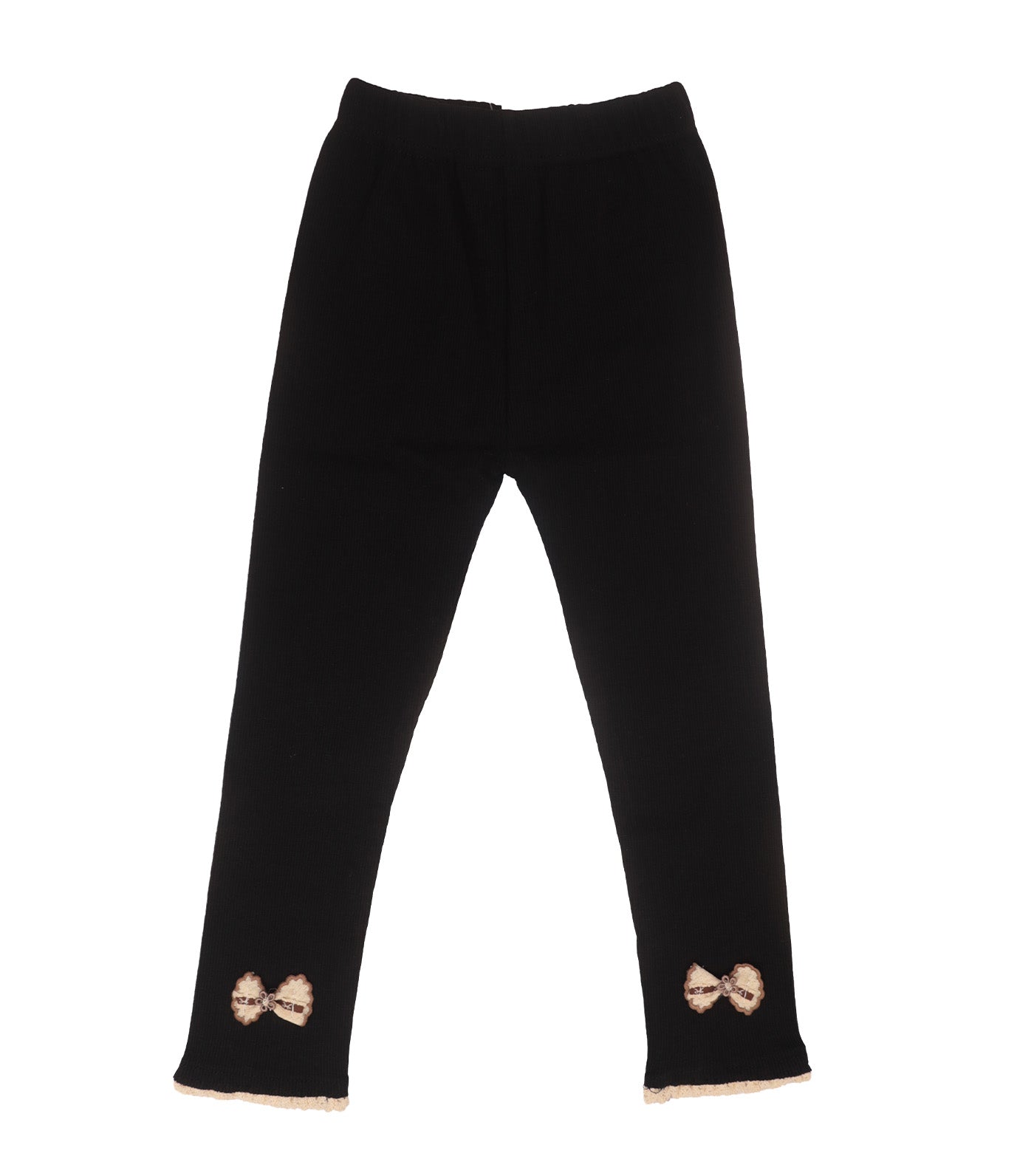 Genevieve Leggings with Ribbon Black