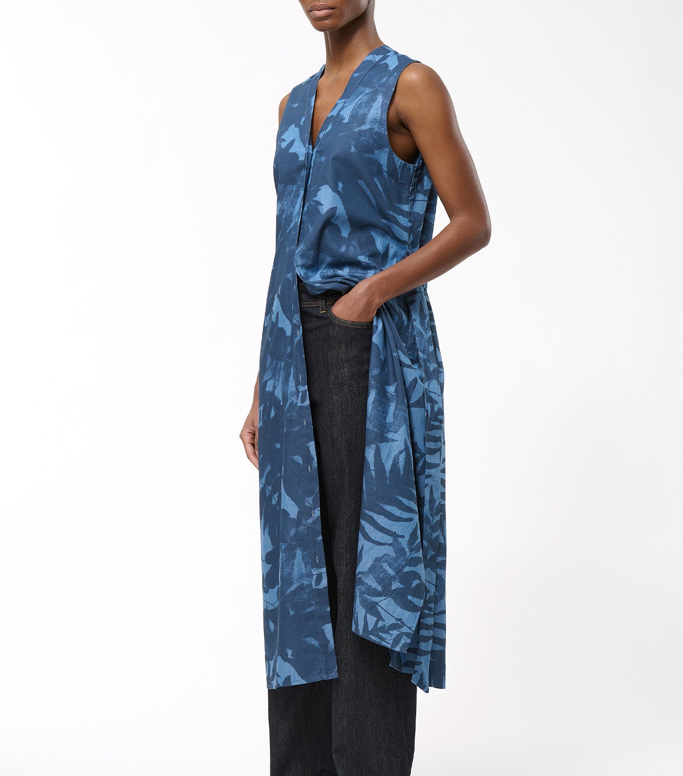 Britany Dress Navy/Denim