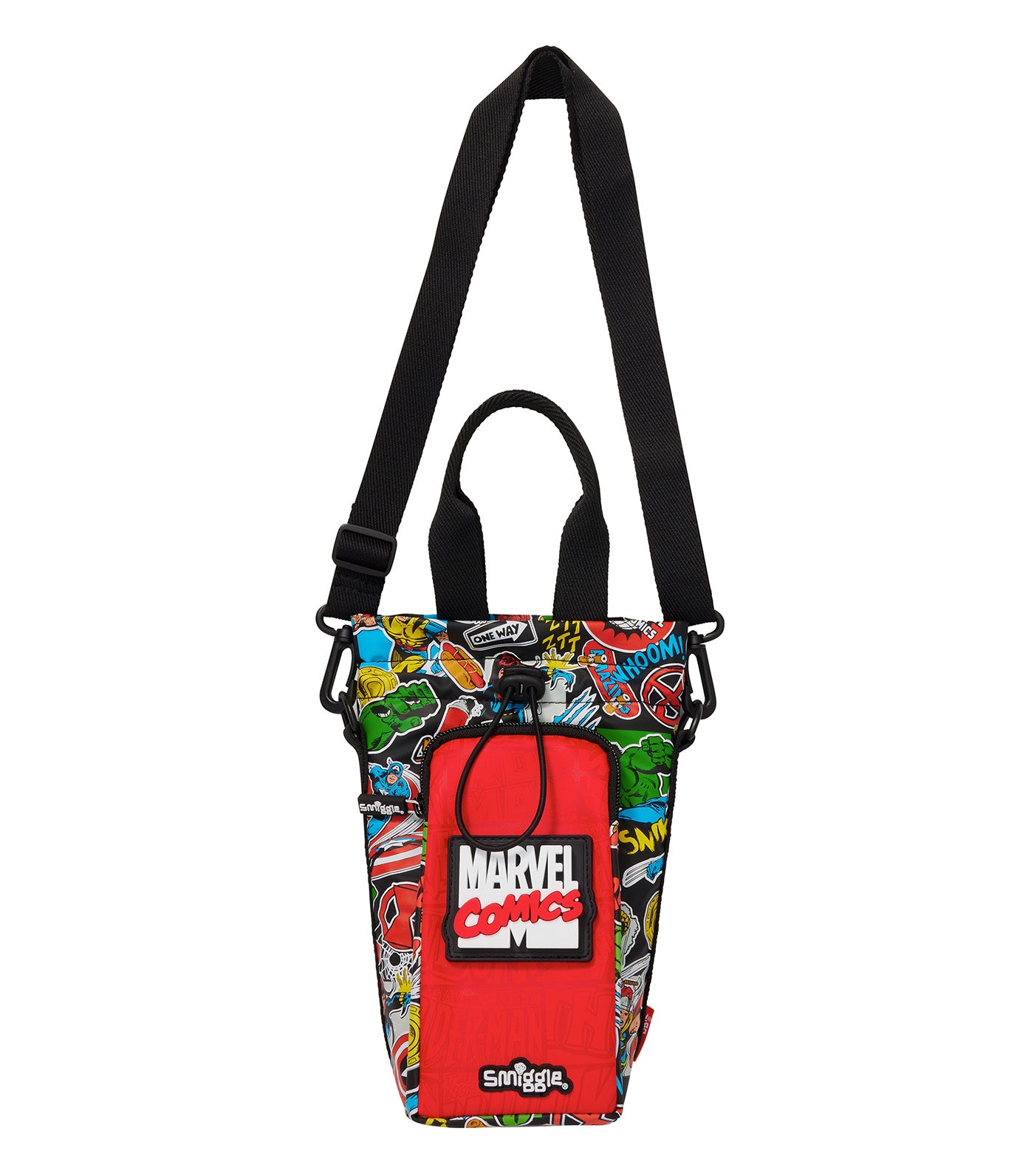 Marvel Bottle Bag with Strap Red