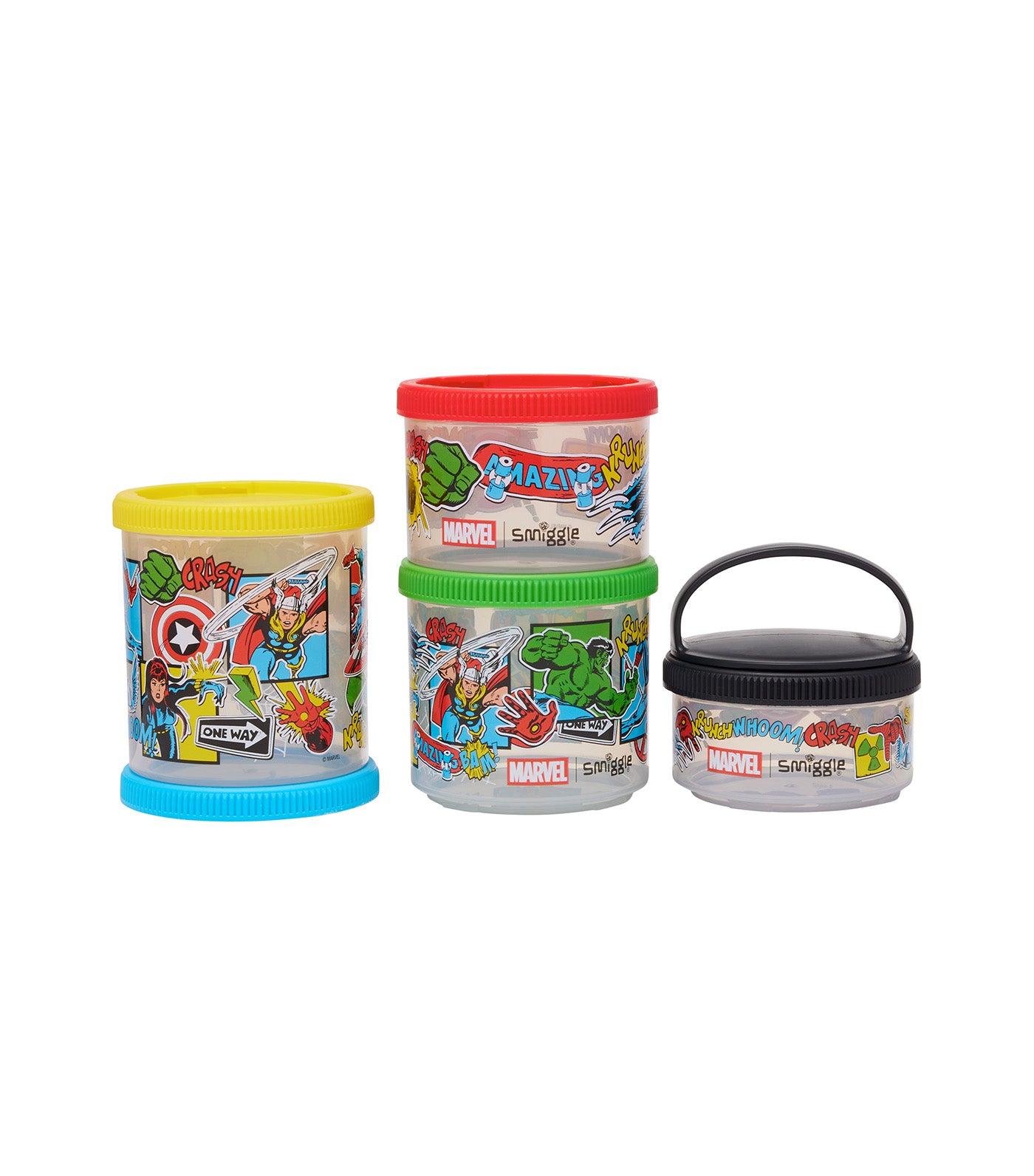 Marvel Large Snack & Stack Containers