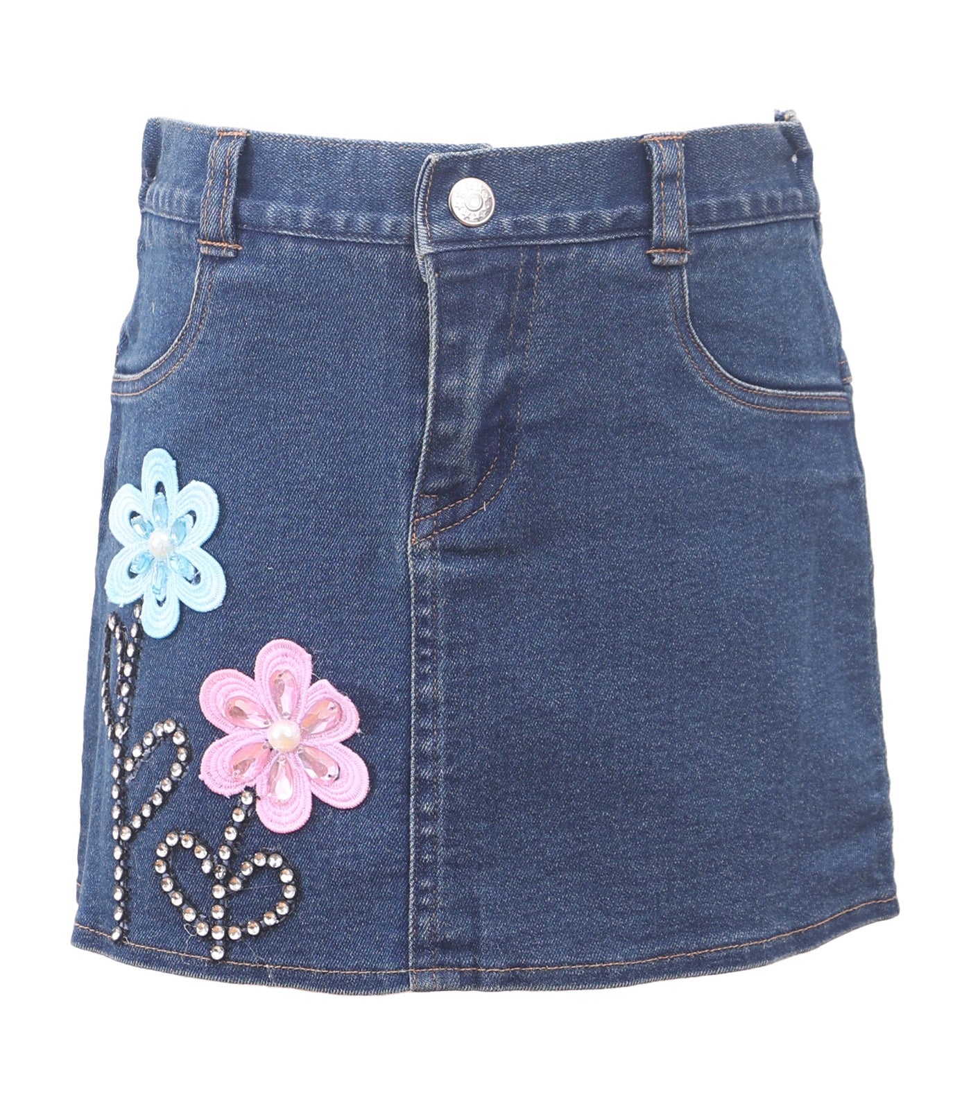 Helena Denim Skirt Dark Denim