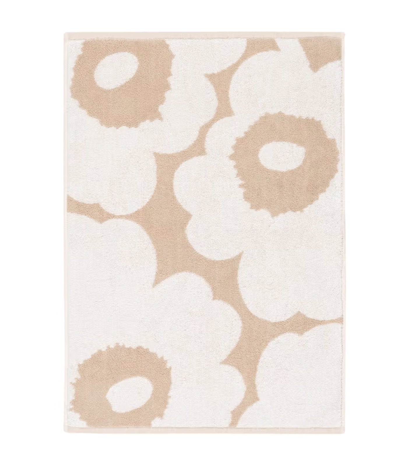 Unikko Towels Beige/White