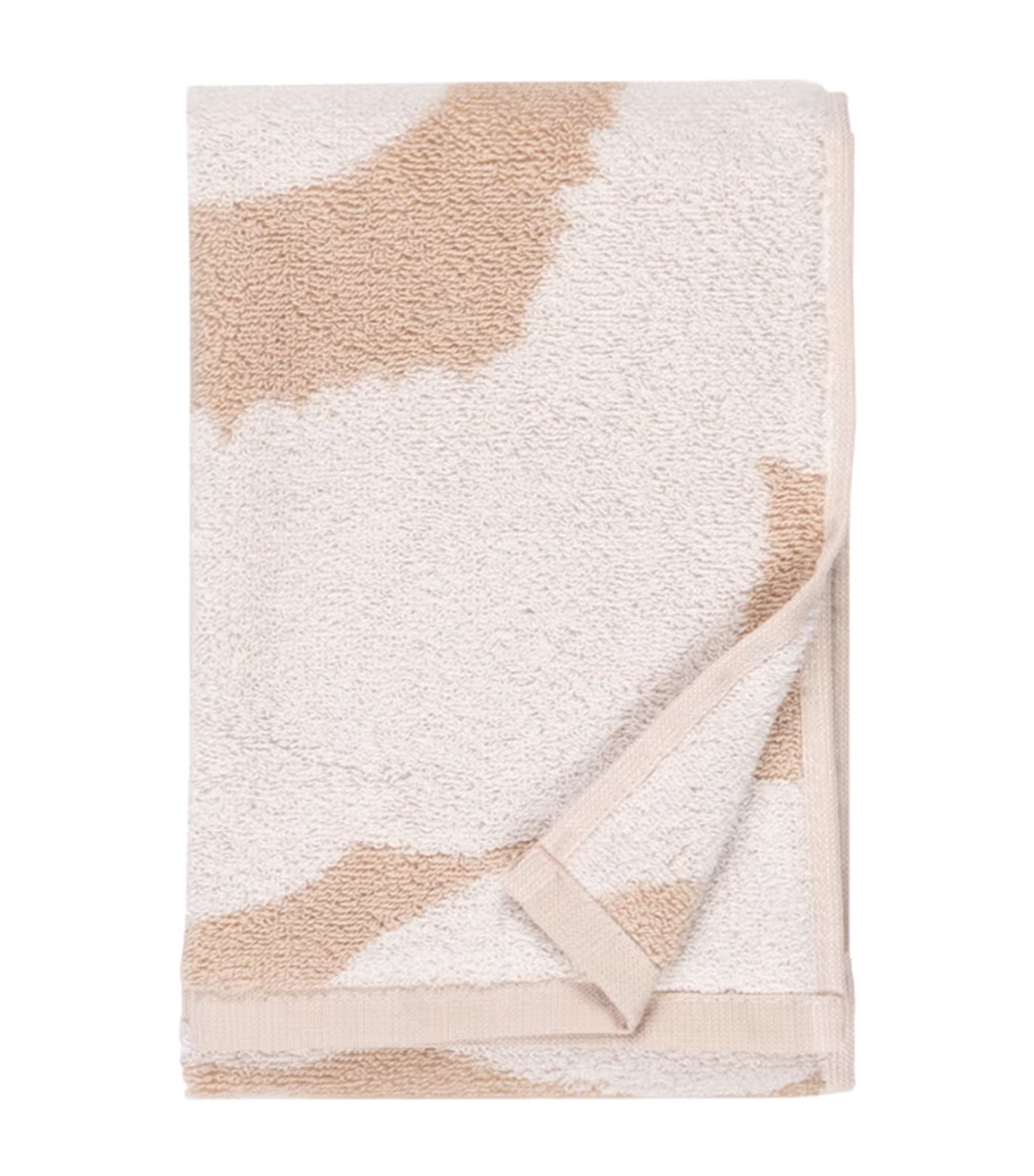 Unikko Towels Beige/White