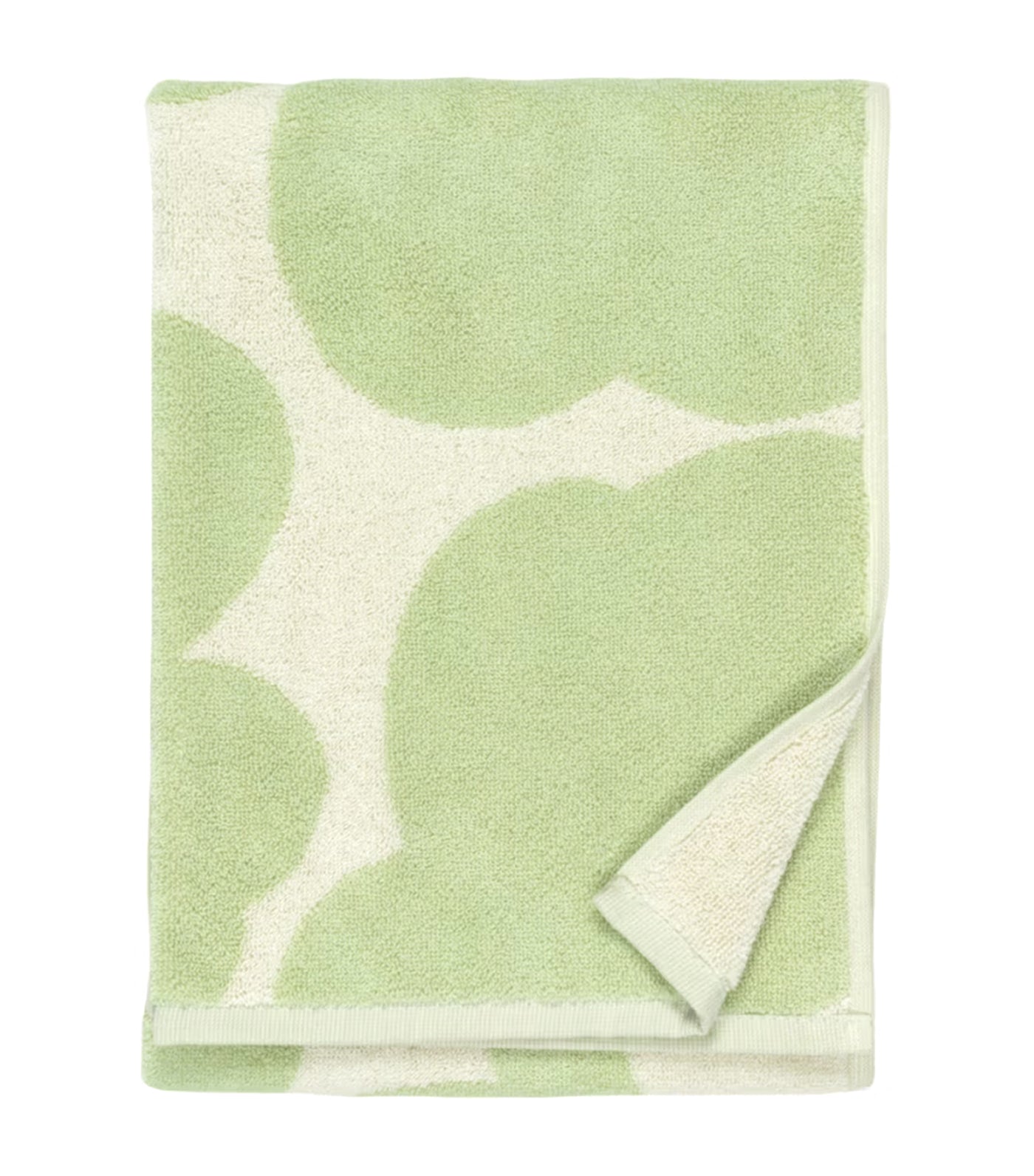 Unikko Towels and Bath Mat Off White/Sage