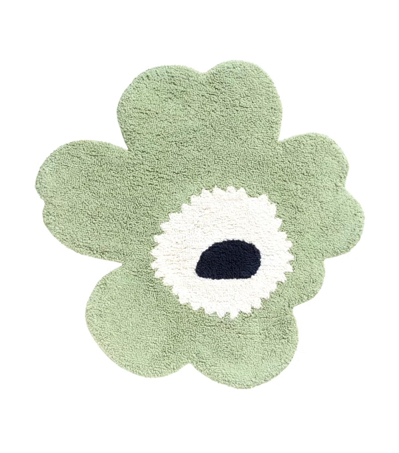 Unikko Towels and Bath Mat Off White/Sage