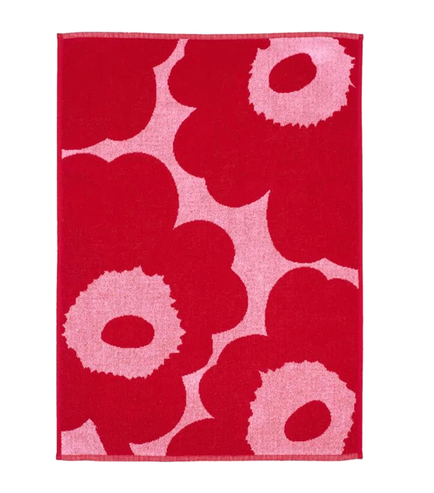 Unikko Towels Pink/Red
