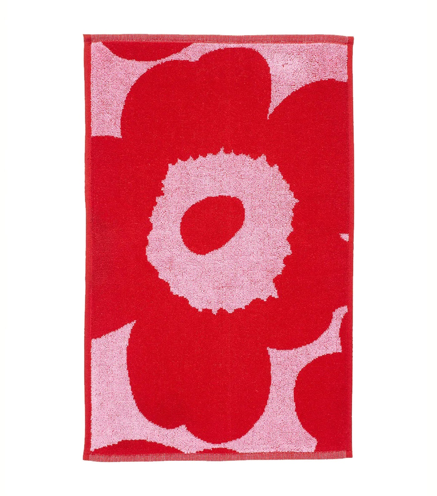 Unikko Towels Pink/Red