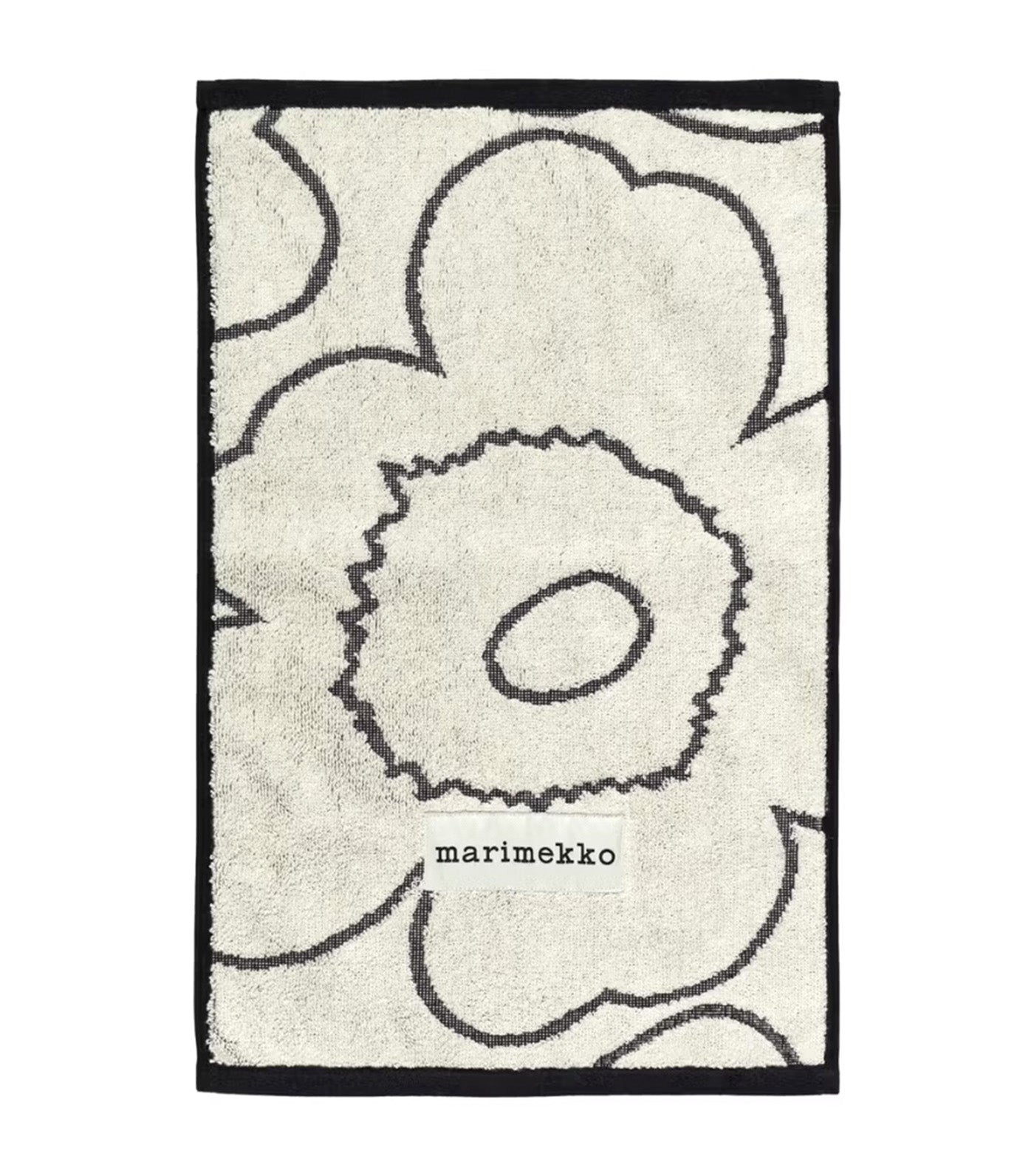Piirto Unikko Towels Ivory/Black