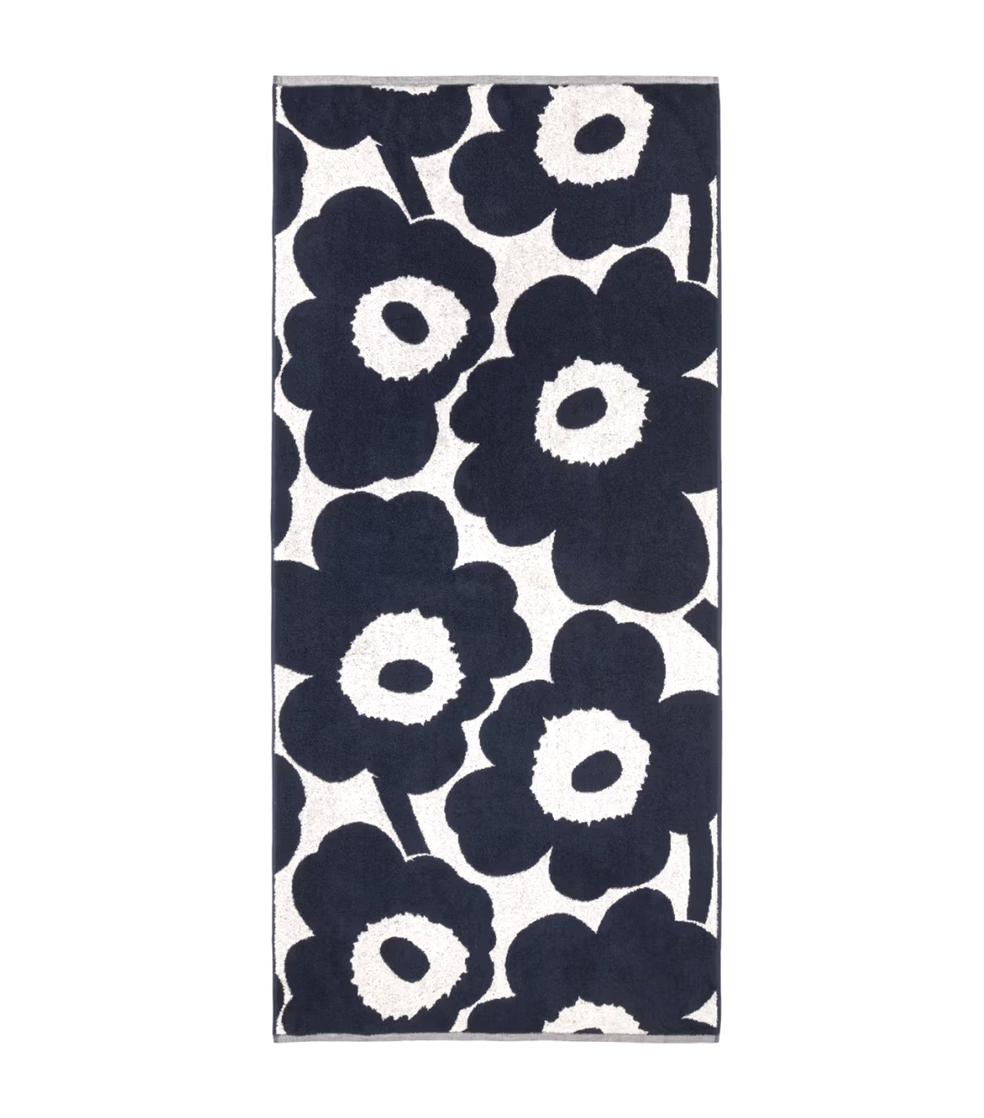 Unikko Towels Cotton/Dark Blue