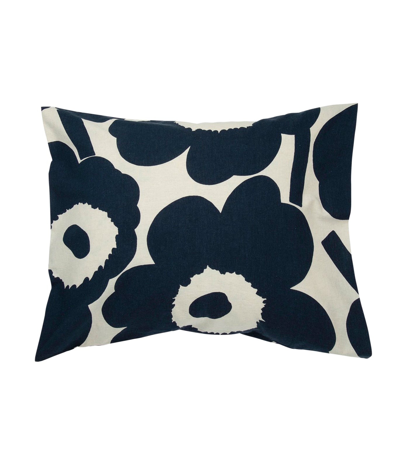 Unikko Duvet Cover and Pillow Case Cotton/Dark Blue