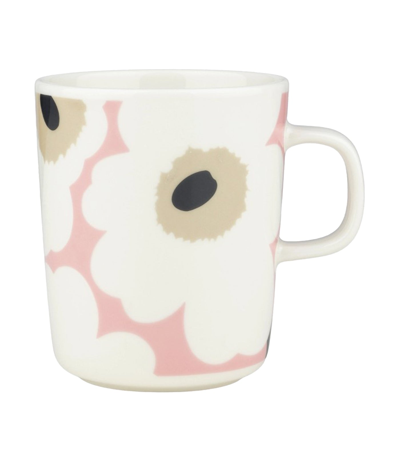 Oiva / Unikko Collection Charcoal, Sand, and Pink