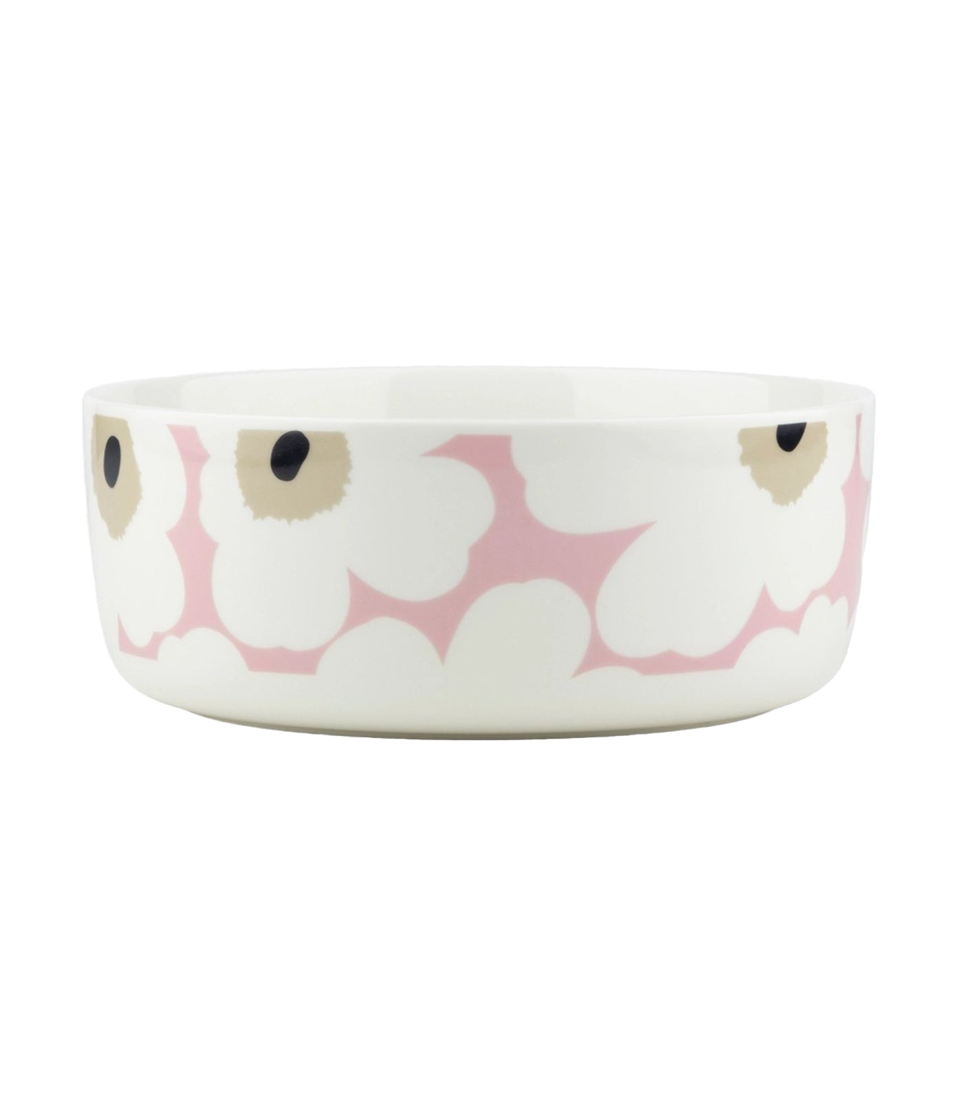 Oiva / Unikko Collection Charcoal, Sand, and Pink