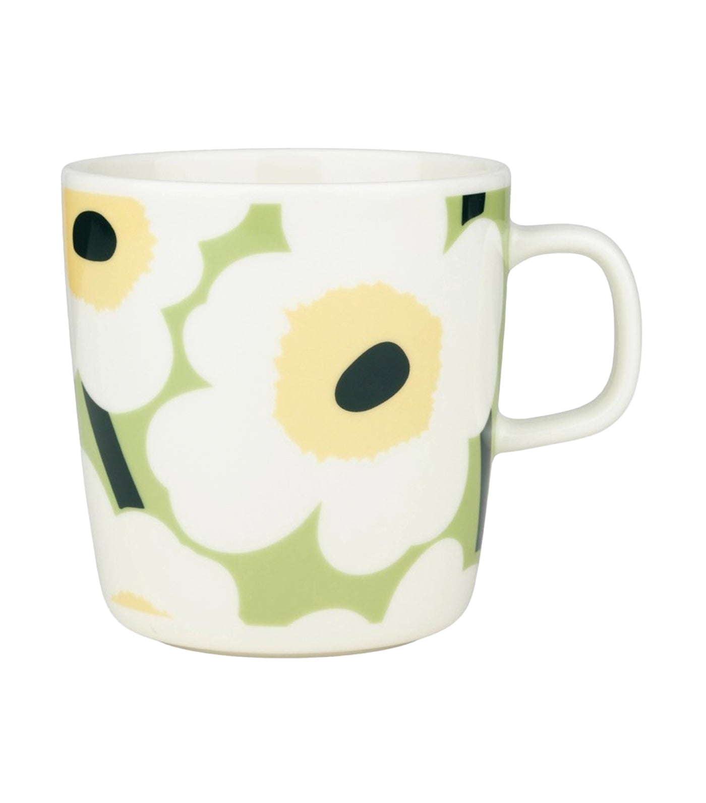 Oiva / Unikko Collection White, Pear, Melon, and Dark Green