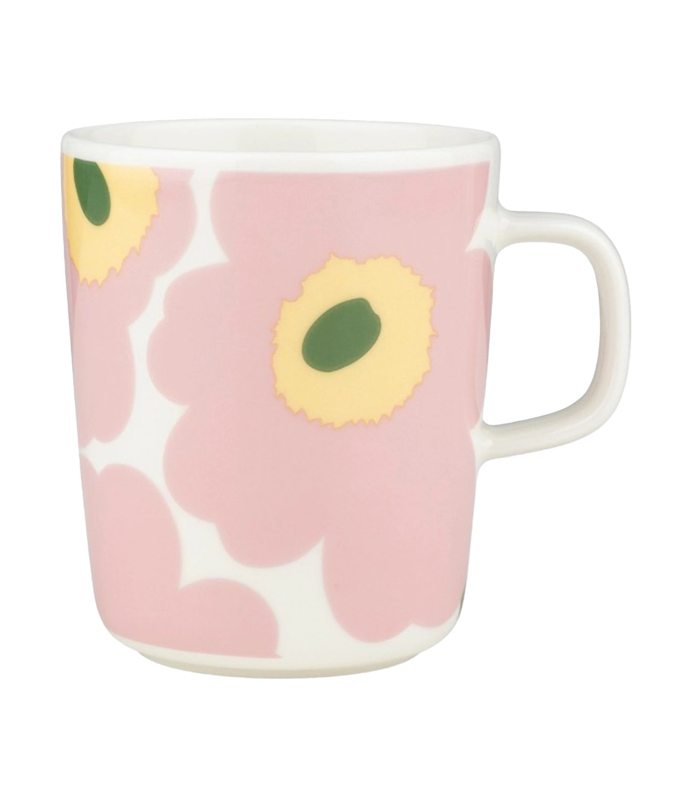 Oiva / Unikko White, Pink, Light Yellow, and Green