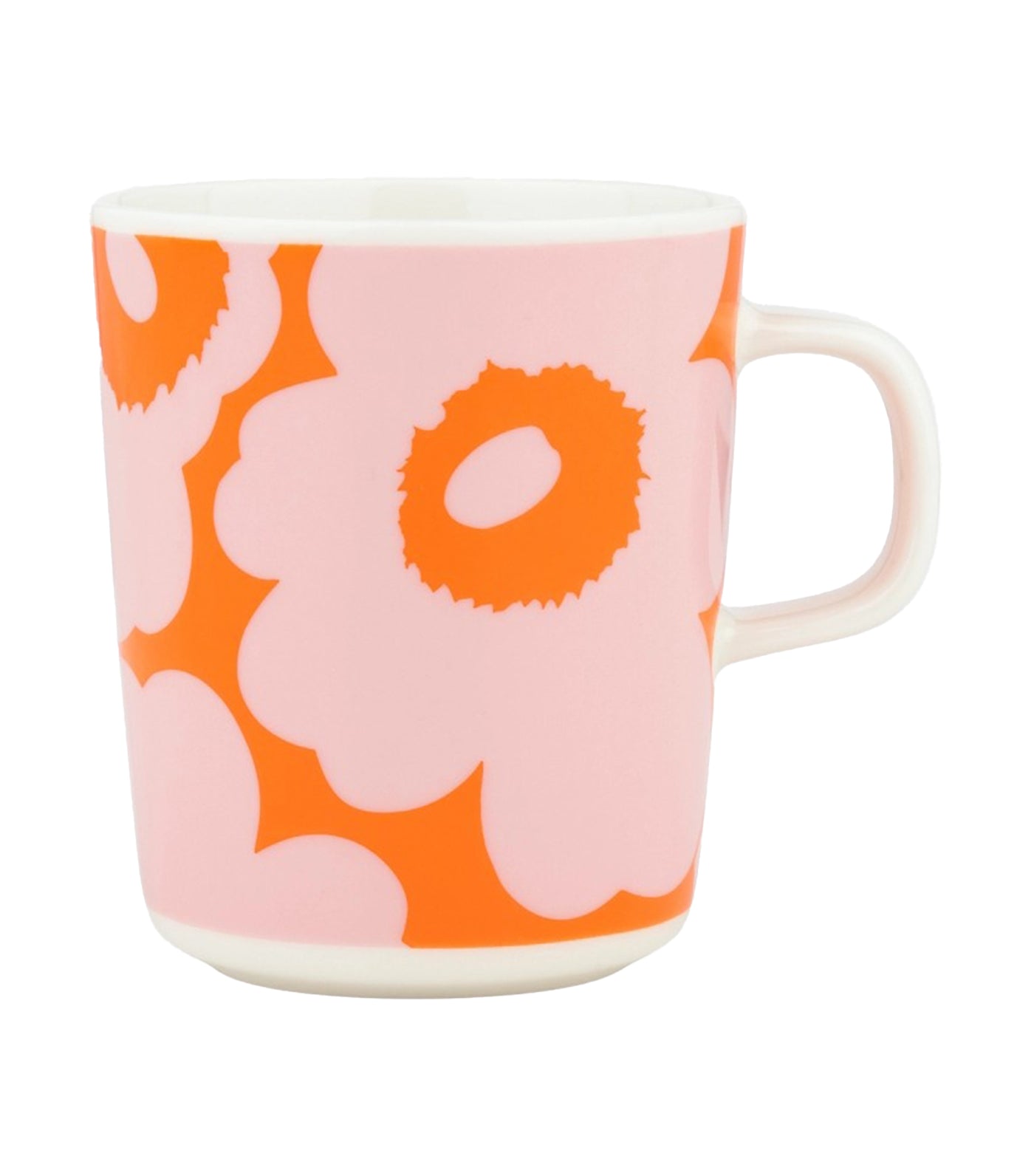 Oiva / Unikko Collection White, Pink, and Orange