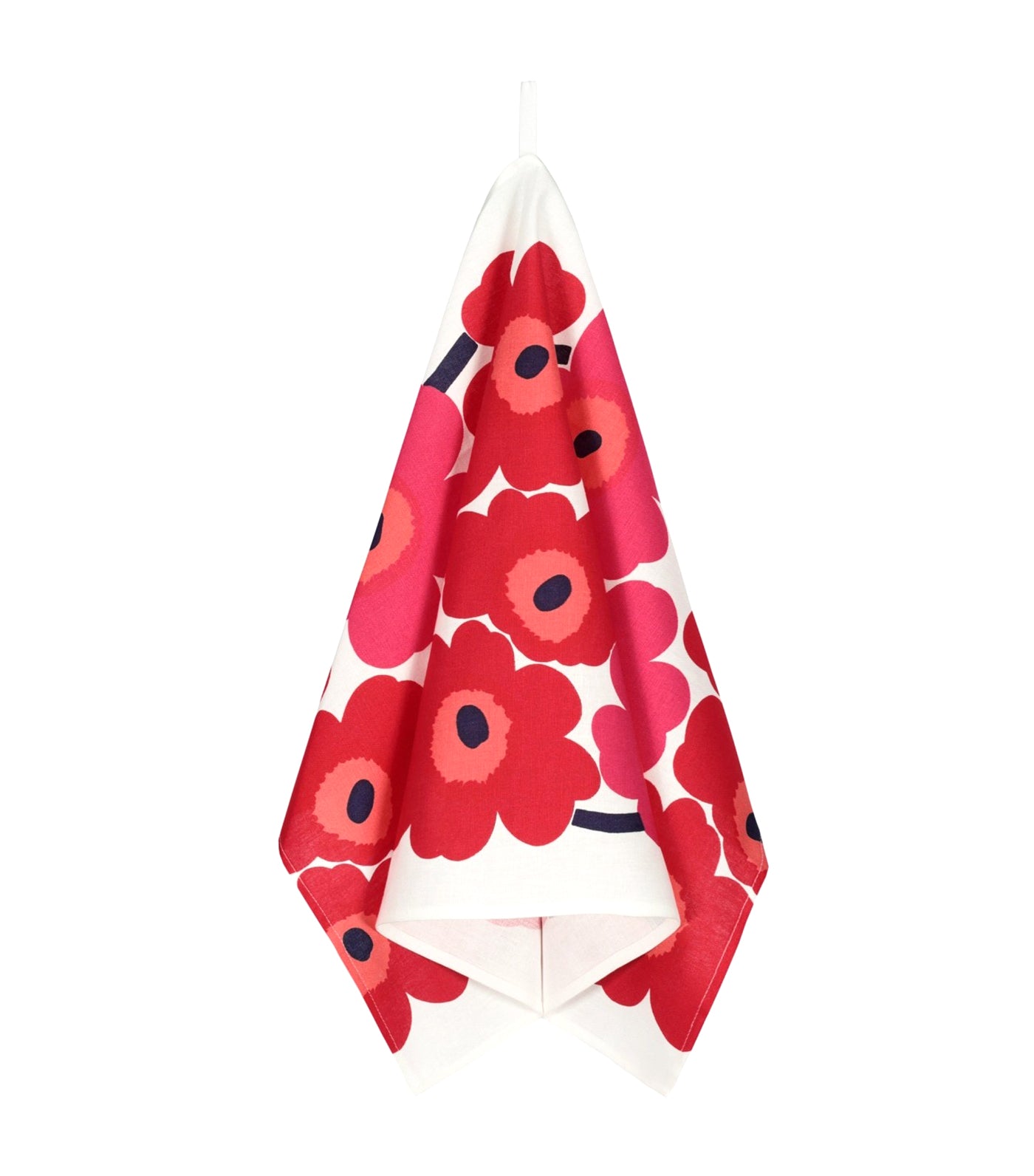 Marimekko Unikko Tea Towel Set of 2 White/Red