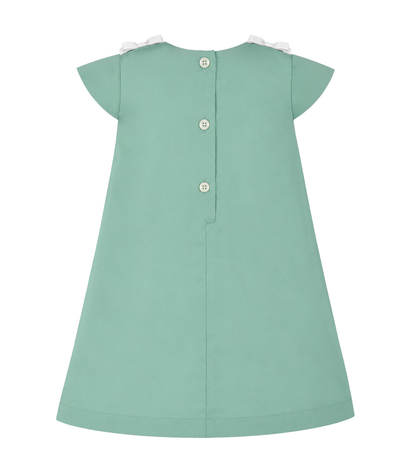 Adeline Baby Girls Shift Dress Green