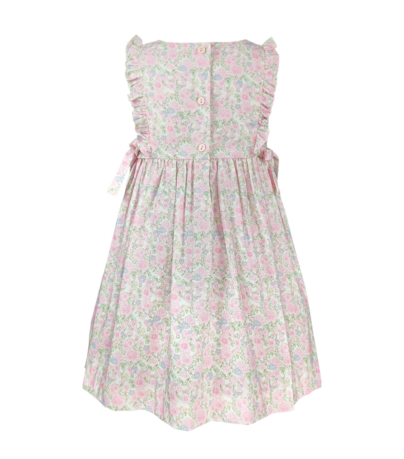 Ramona Baby Girls Floral Dress Green