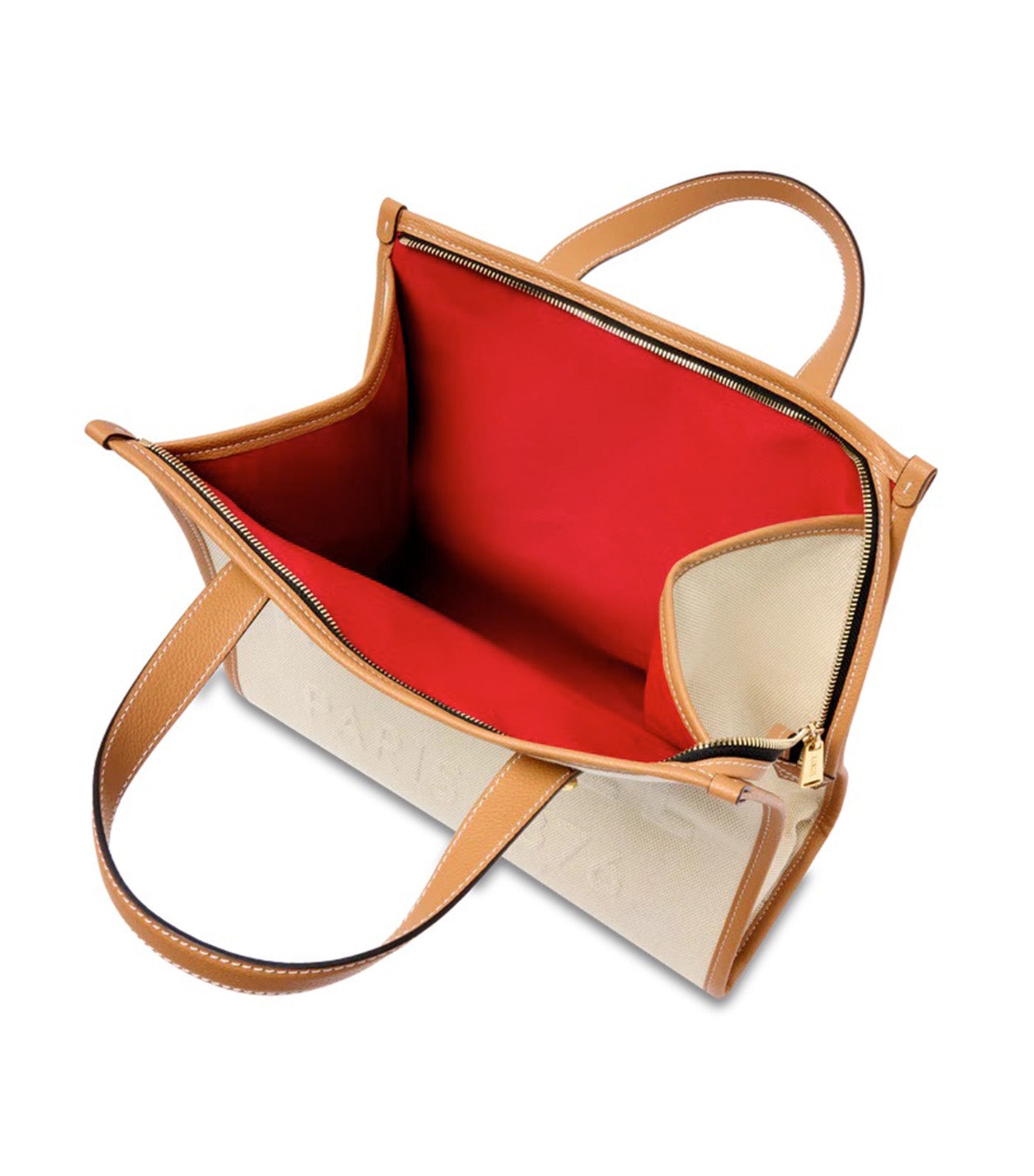 Jour De Lancel M Zip Tote Bag Natur/Camel