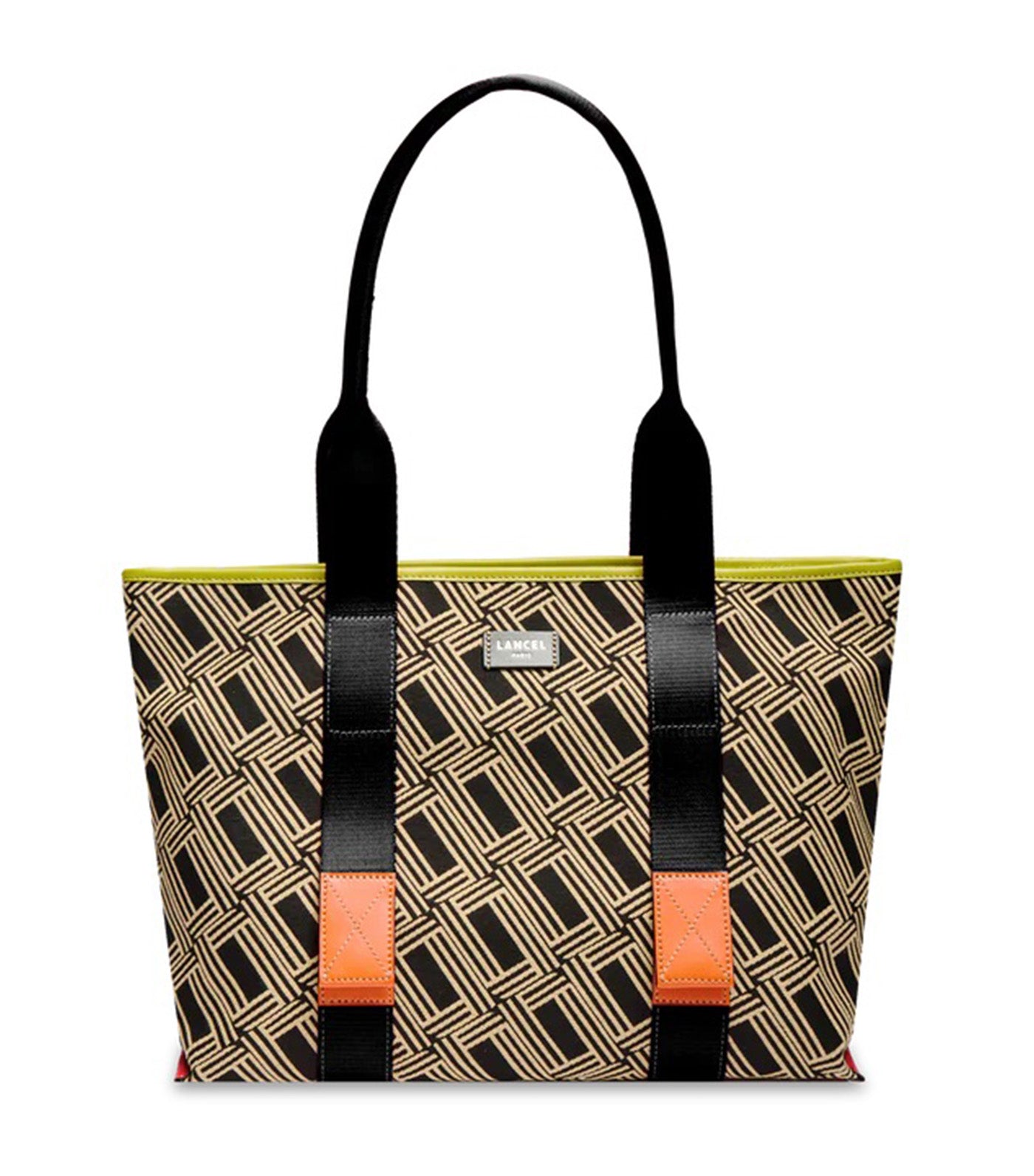 Mistral Rollable De Lancel M Zip Tote Multicolor/Black