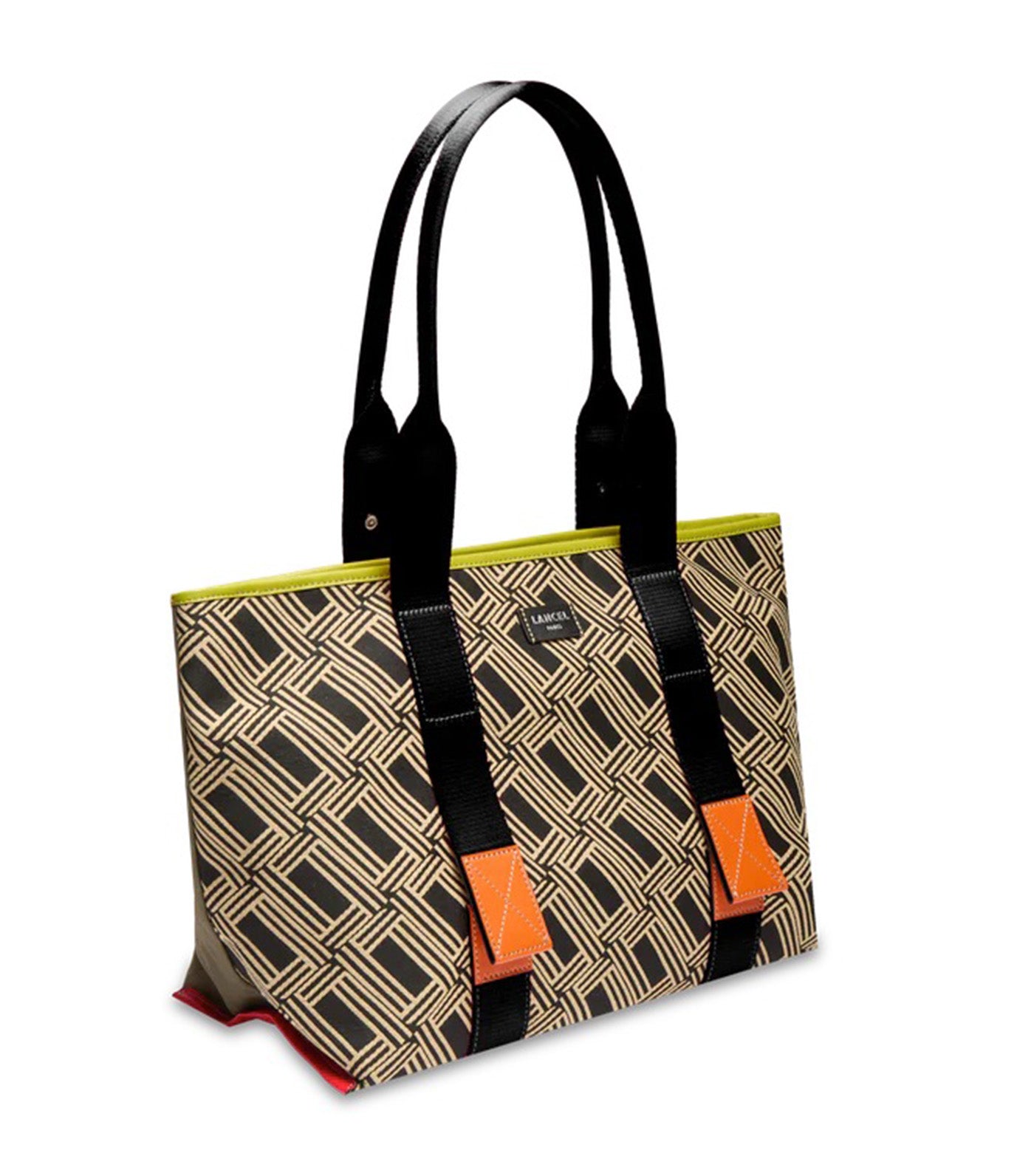Mistral Rollable De Lancel M Zip Tote Multicolor/Black