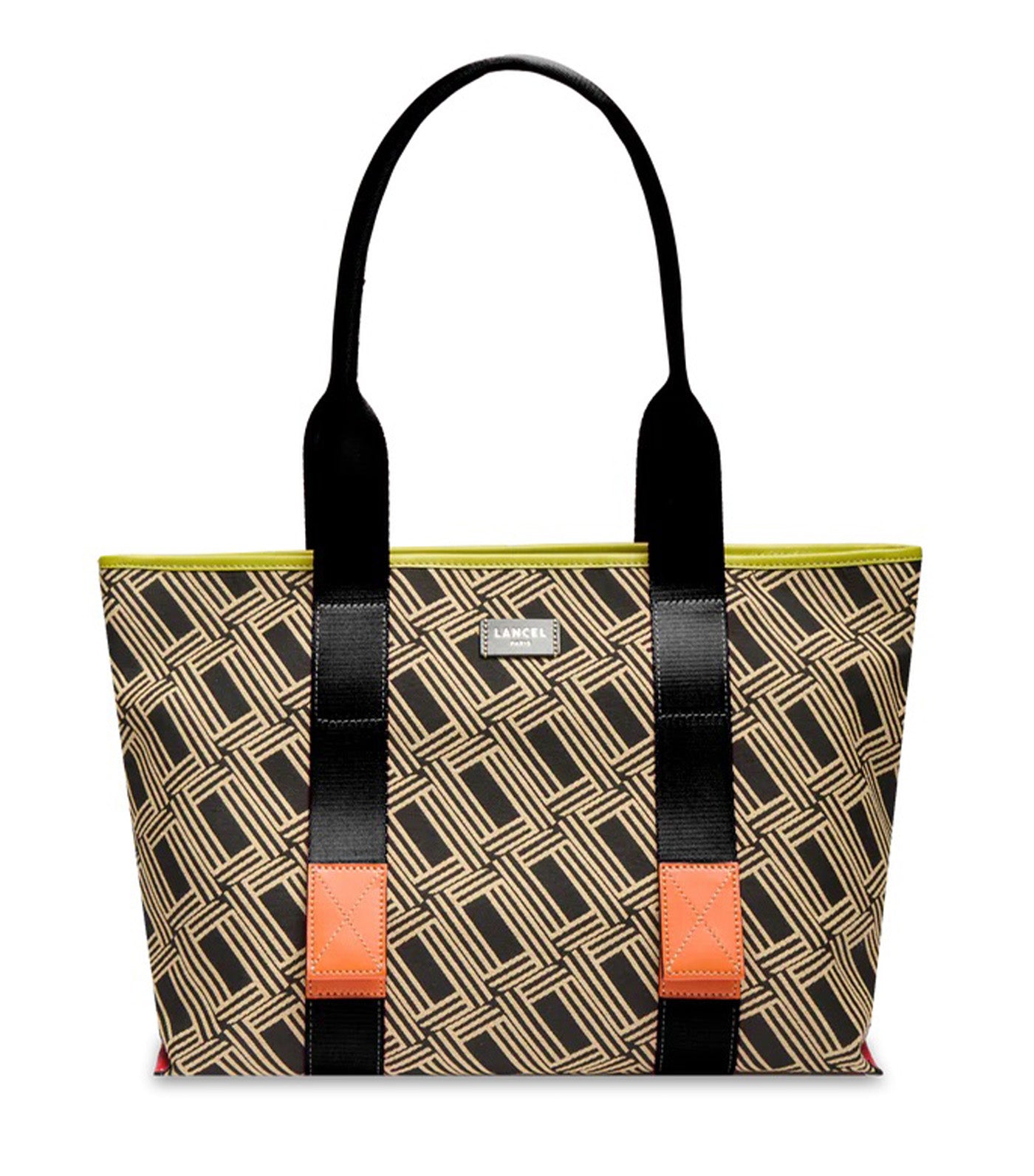 Mistral Rollable De Lancel L Zip Tote Multicolor/Black