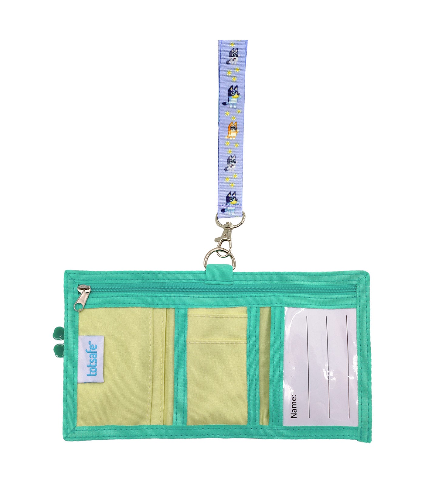 Totsafe Bluey Bingo Muffin Series Lanyard Wallet Multi