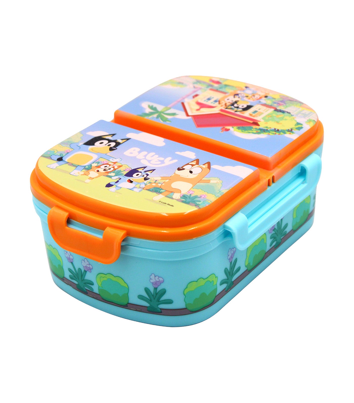 Totsafe Bluey 3-Partition Lunch Box 1000ml Bluey & Family