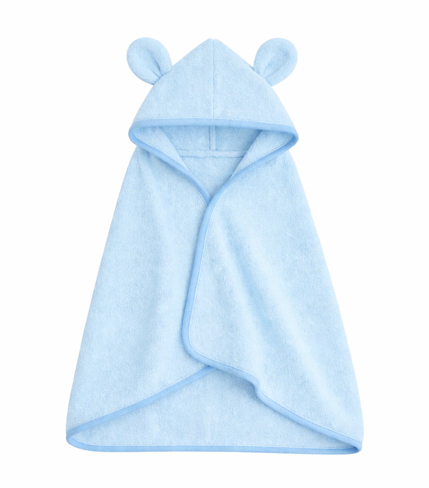 Kalma Bamboo Terry Hooded Towel Baby Blue