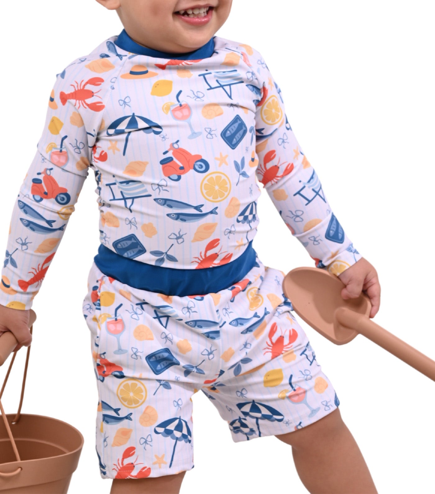 Enzo Boys UPF50+ Rash Guard Set