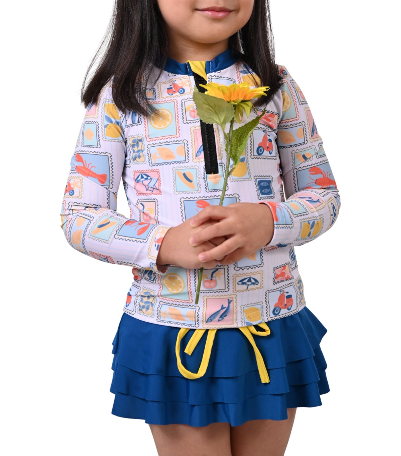 Lucia Girls UPF50+ Rash Guard Set