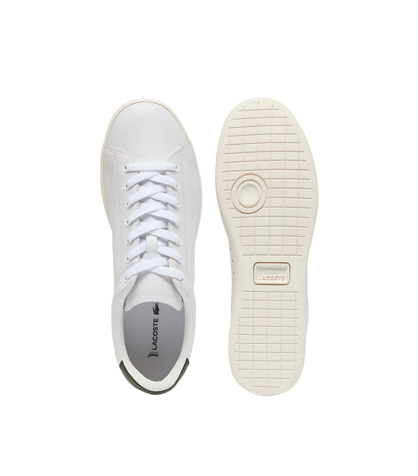 Lacoste Men's Carnaby Set Leather Sneakers White/Off White