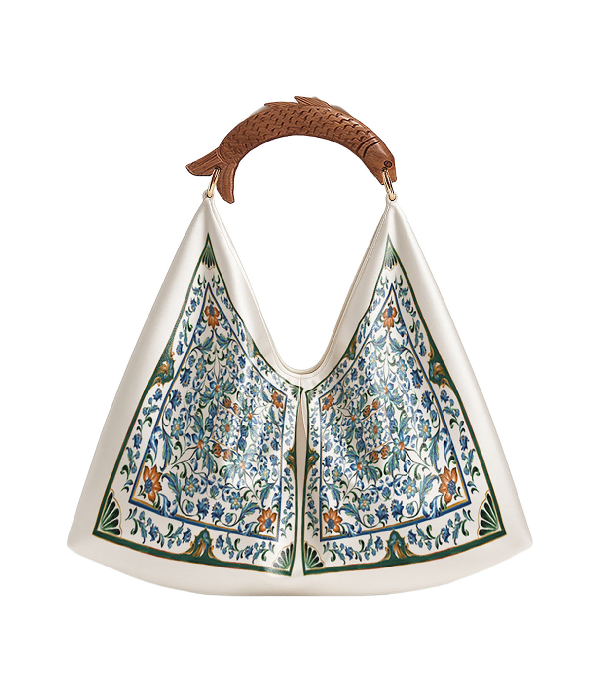 Satin Scarf Mini Bag Flora Tile Multi