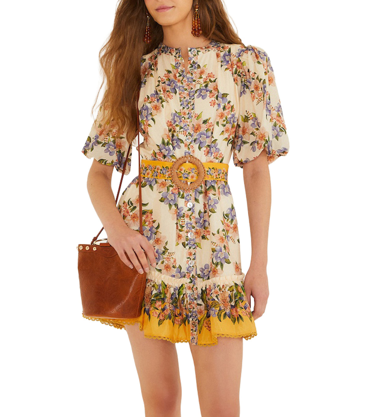 Hilo Stripes Sand Mini Dress Multi