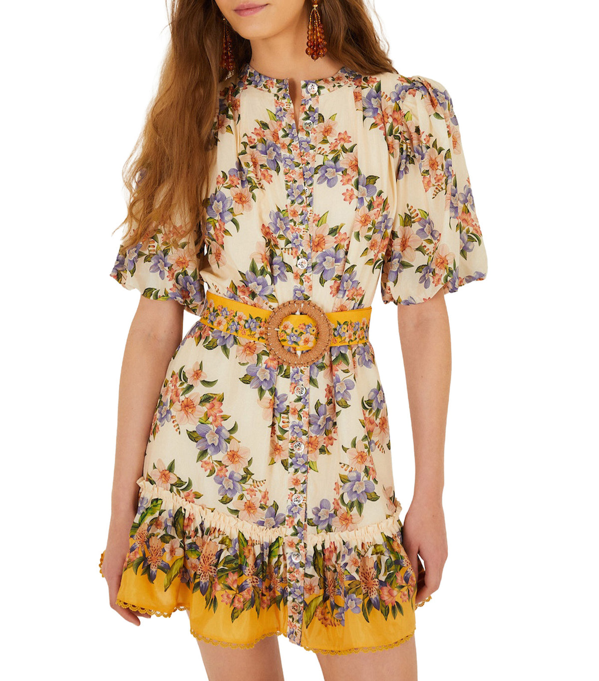 Hilo Stripes Sand Mini Dress Multi