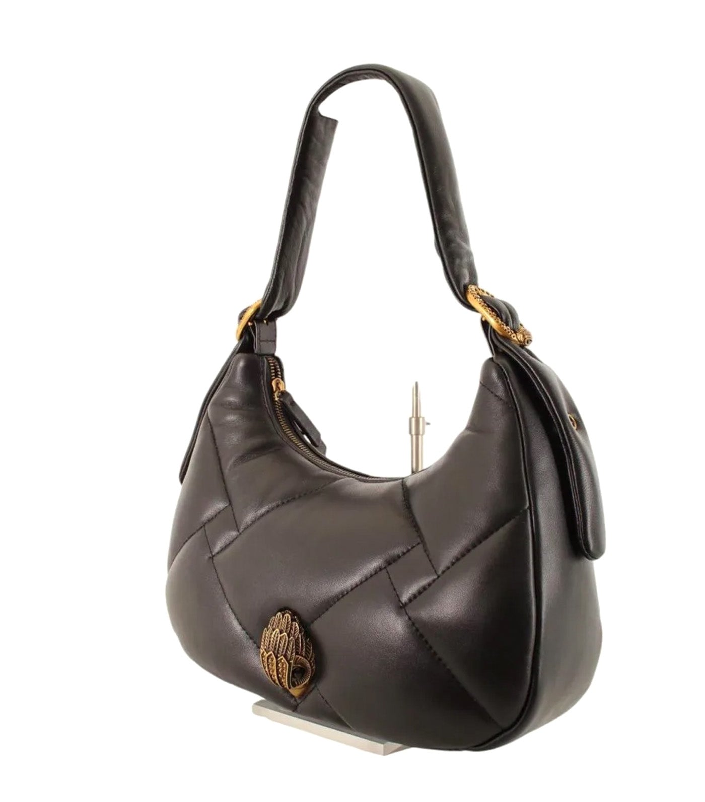 Kensington Puff Hobo Bag Black