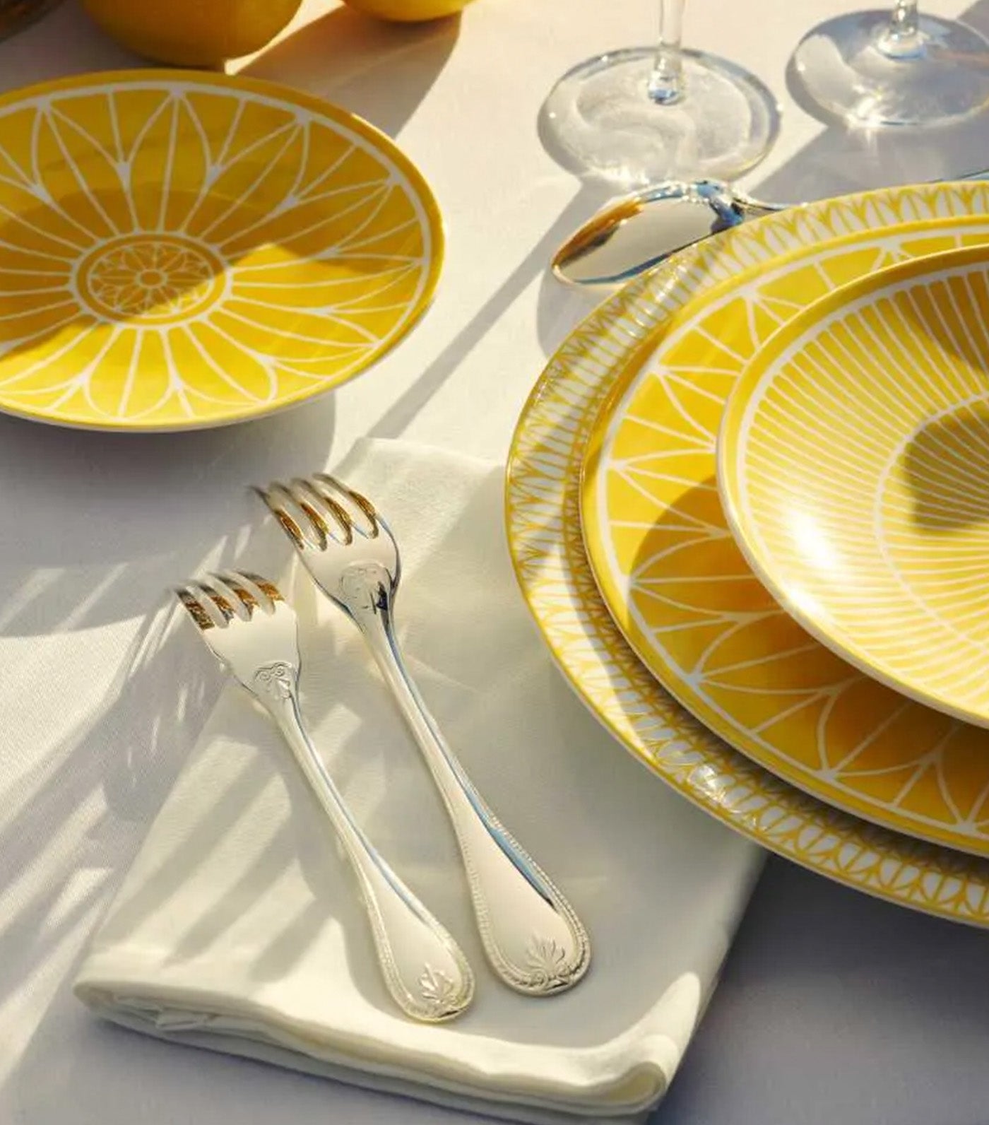 Malmaison Riviera Dinner Plate Yellow