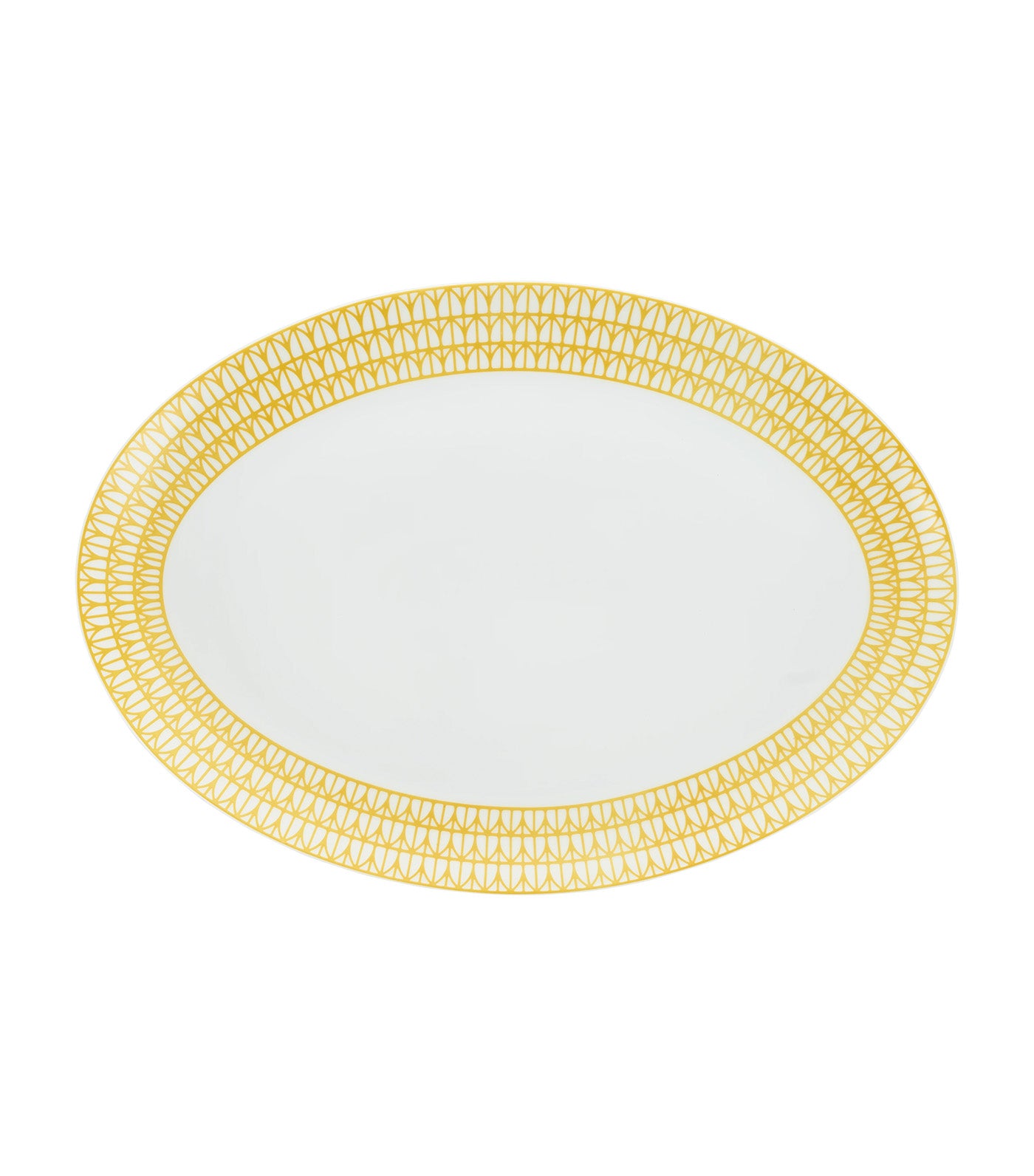 Malmaison Riviera Oval Platter Yellow