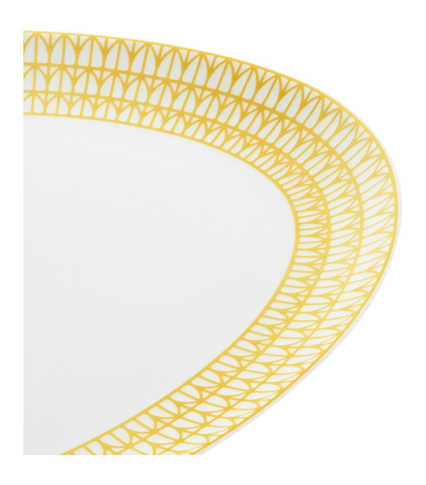 Malmaison Riviera Oval Platter Yellow