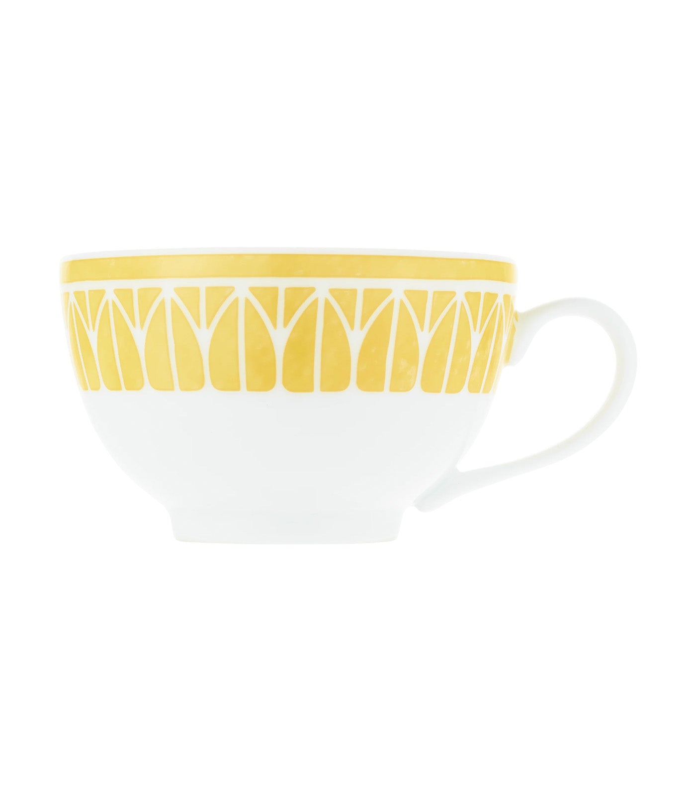 Malmaison Riviera Tea/Coffee Cup and Saucer Yellow