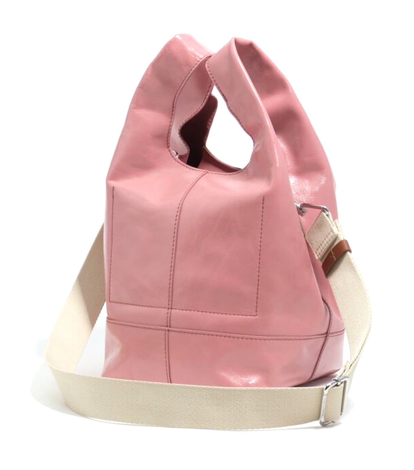 Medium Paper Bag in Leather