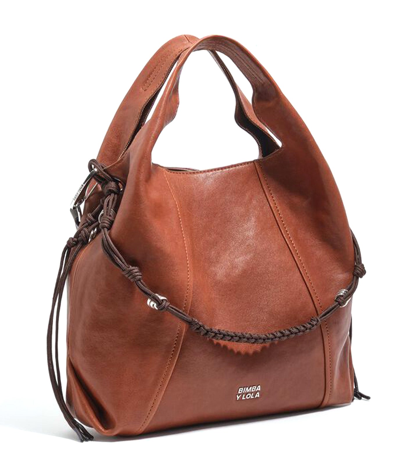 Medium Leather Paper Bag