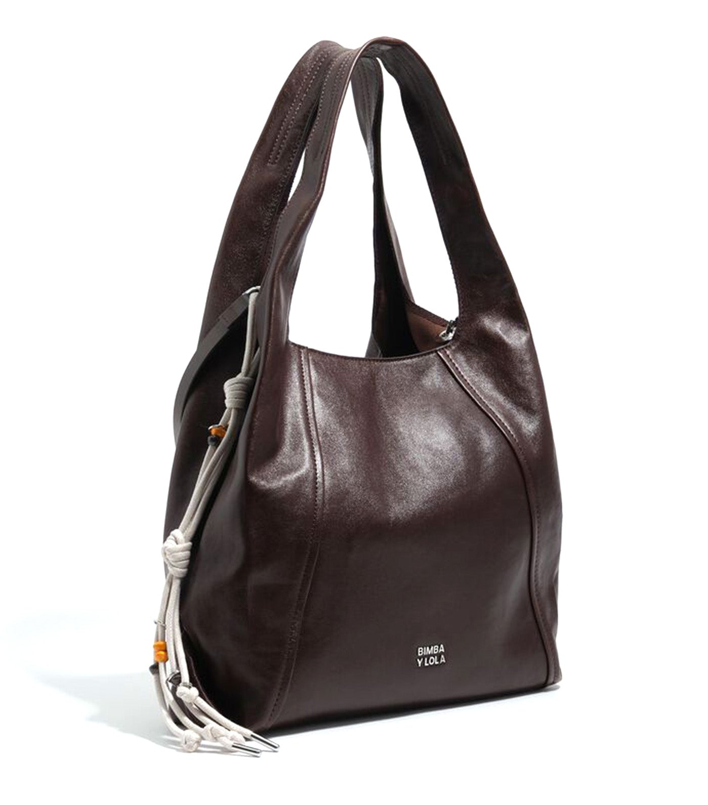 Large Paper Leather Shoulder Bag