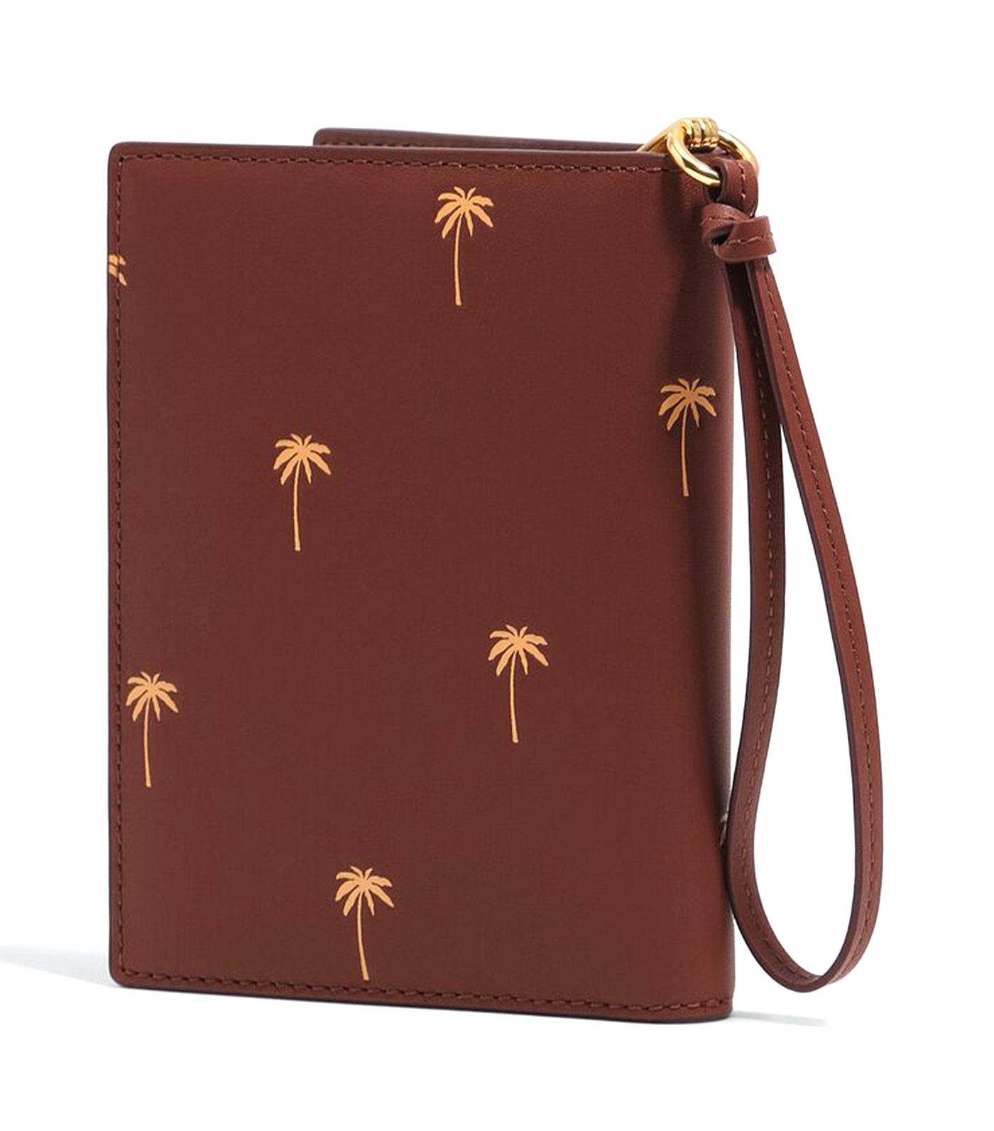 Leather Passport Cover Walnut