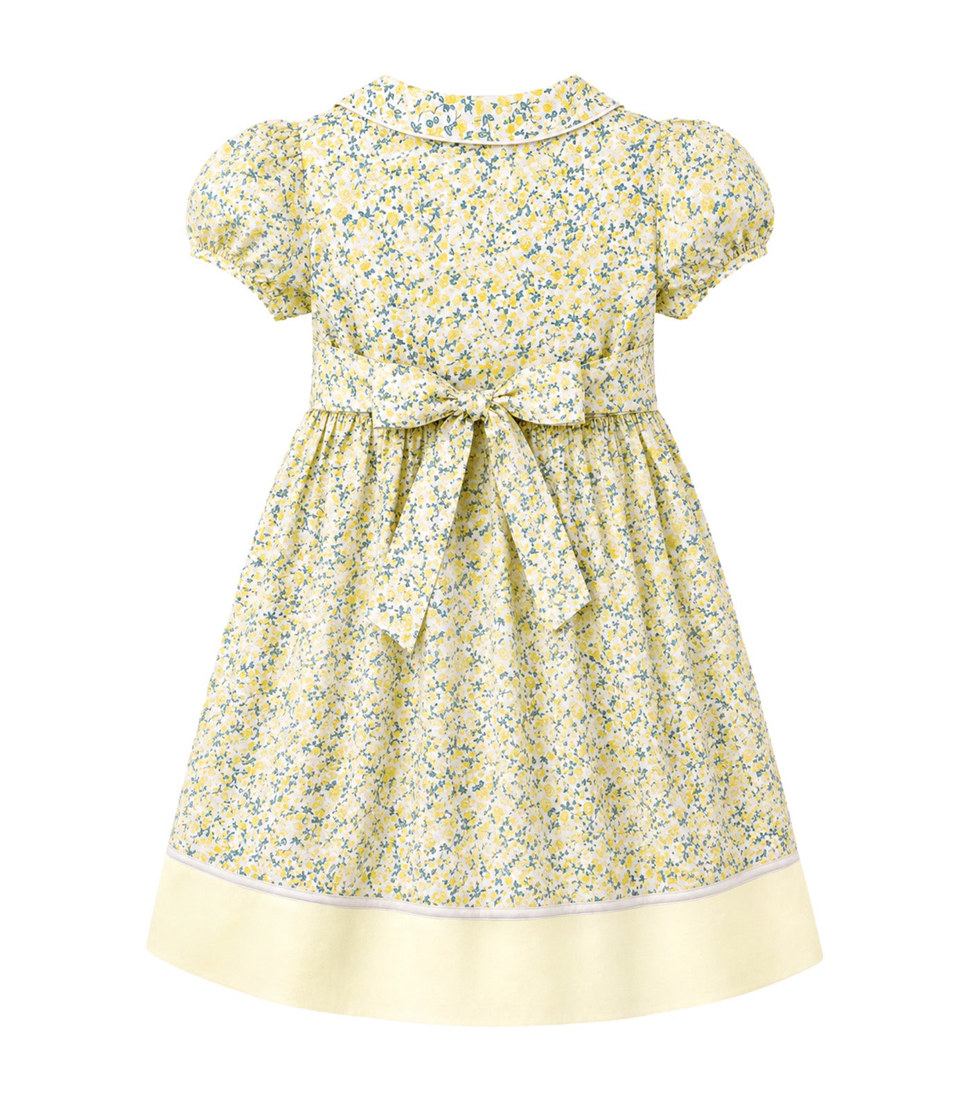 Nadine Girls Smocked Dress Light Yellow