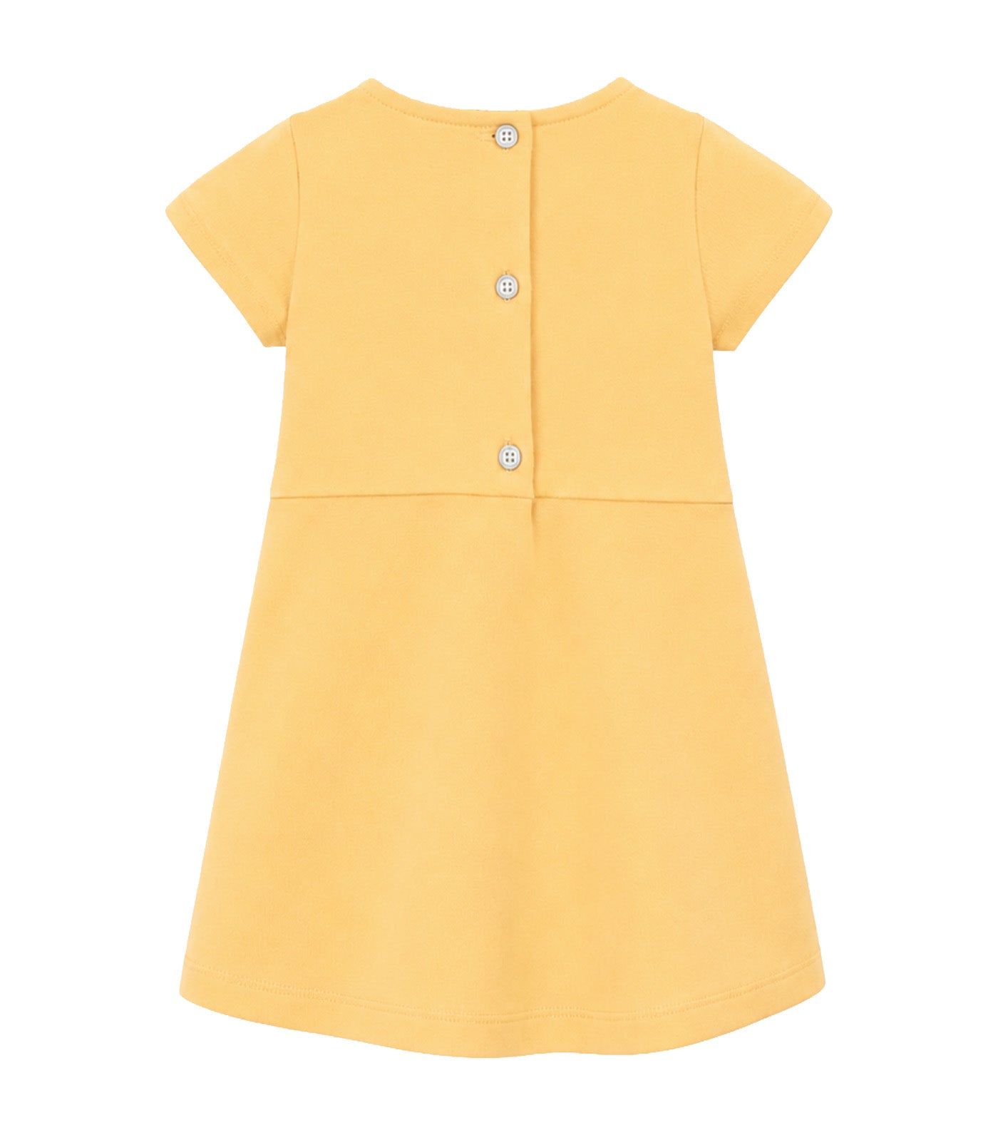 Harley Baby Girls Embroidered Dress Yellow