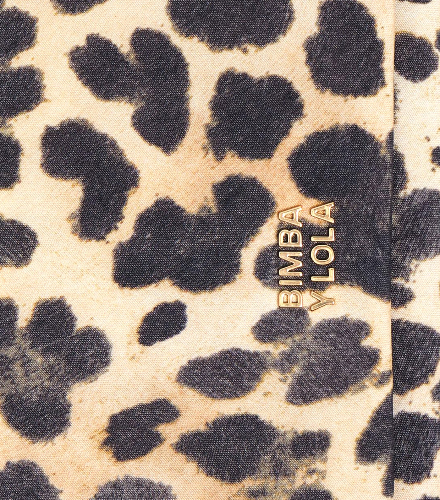 Nylon Pocket Wallet Natural Leopard