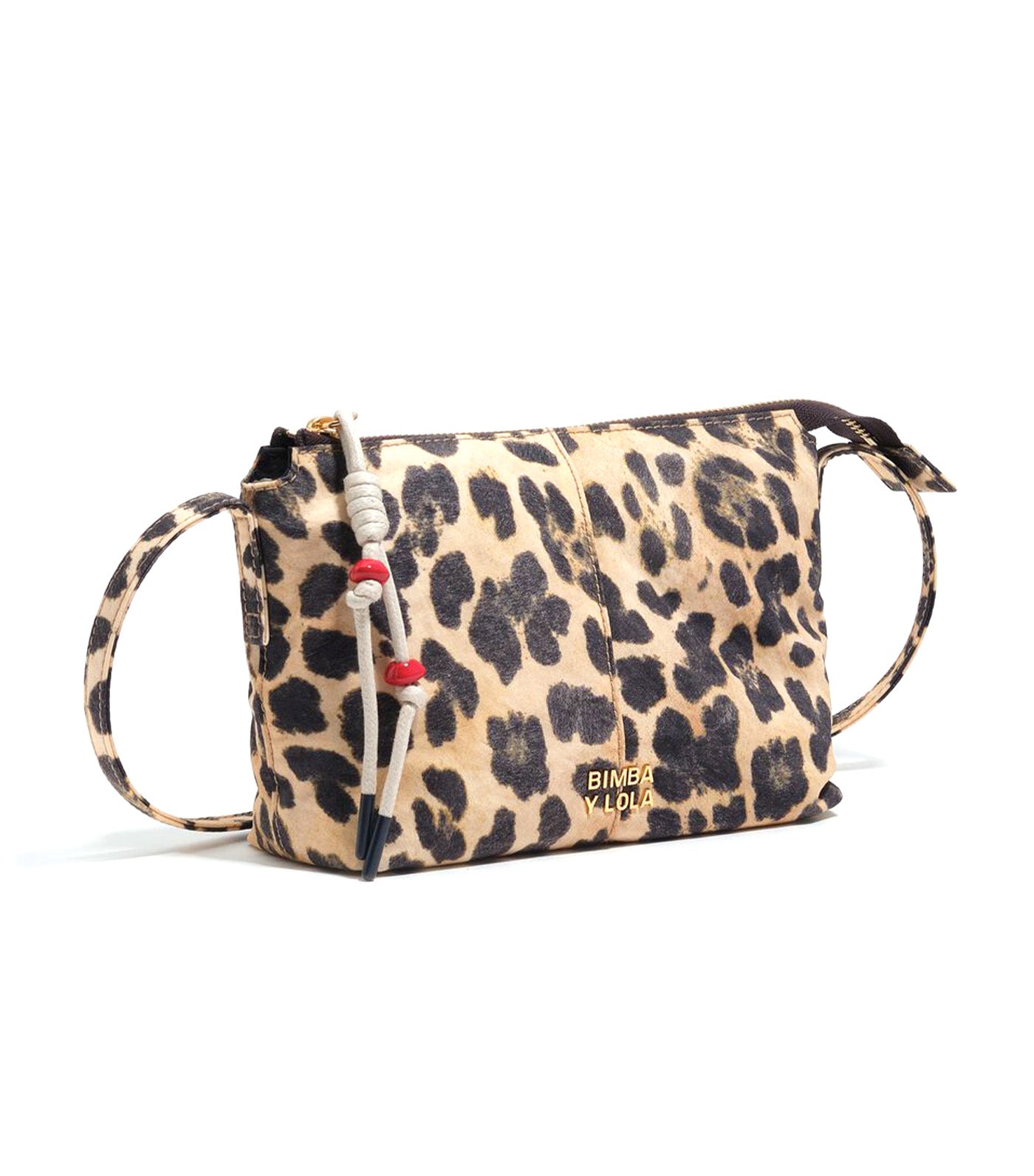 Nylon Mini Bag Natural Leopard