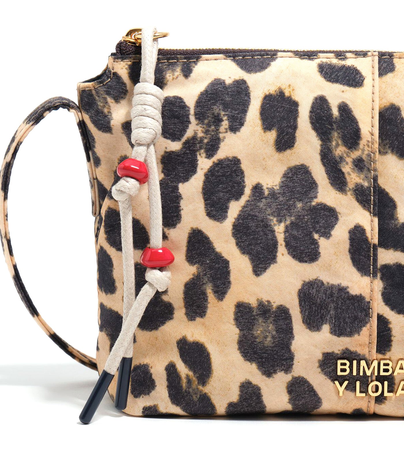 Nylon Mini Bag Natural Leopard